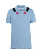 Givenchy Columbian Star-patch Cotton Polo Shirt