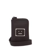 Matchesfashion.com Acne Studios - Face-plaque Ripstop Zip-around Wallet - Mens - Black