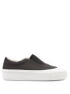 Matchesfashion.com Primury - Basal Galoshe Slip On Canvas Trainers - Mens - Black Multi