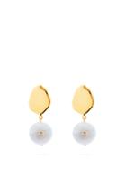 Matchesfashion.com Lizzie Fortunato - Lalla Agate, Topaz & Gold-plated Earrings - Womens - Gold