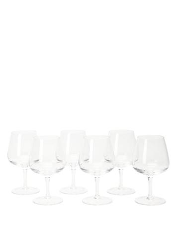 Matchesfashion.com The Wolseley Collection - Set Of Six Bevelled Crystal Wine Glasses - Clear