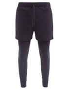Matchesfashion.com Jacques - Sprint Ribbed Compression Track Pants - Mens - Navy