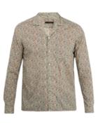 Matchesfashion.com The Gigi - Floral Print Cotton Poplin Shirt - Mens - Multi