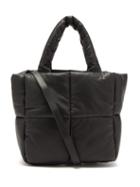 Stand Studio - Rosanne Quilted Faux-leather Tote Bag - Womens - Black