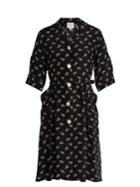 Hvn Cassie Harley's Comet-print Silk Kimono