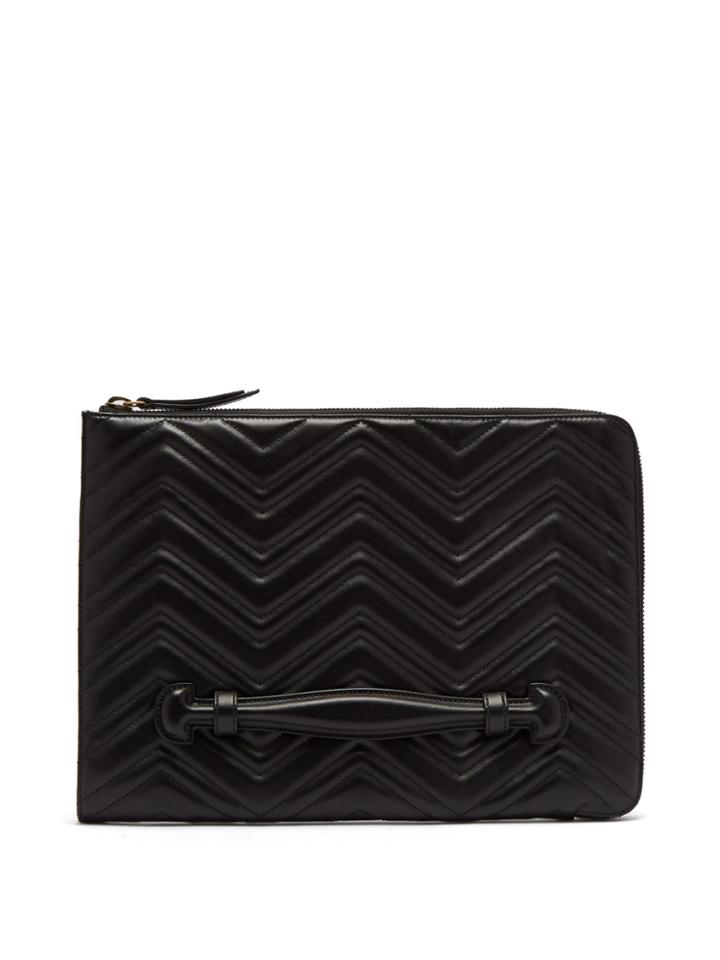 Gucci Gg Marmont Leather Pouch