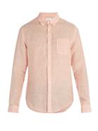 Matchesfashion.com Onia - Jay Linen Blend Shirt - Mens - Sky White