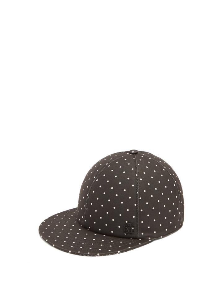 Maison Michel Hailey Polka-dot Cap