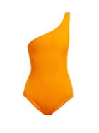 Matchesfashion.com Talia Collins - The Asymmetrical Swimsuit - Womens - Orange