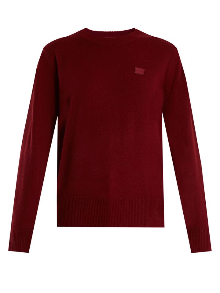Acne Studios Nalon Face Wool Sweater