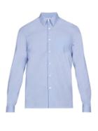 Matchesfashion.com Prada - Slim Fit Cotton Shirt - Mens - Light Blue