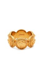 Matchesfashion.com Versace - Medusa Crest Ring - Womens - Gold