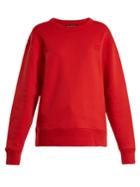 Acne Studios Fairview Face Cotton-jersey Sweatshirt
