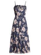 Rebecca Taylor Magnolia Floral-print Silk-blend Dress