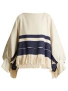 Chloé Striped Cotton-blend Sweater