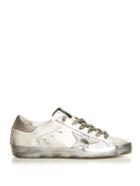 Golden Goose Deluxe Brand Super Star Sparkle Low-top Leather Trainers