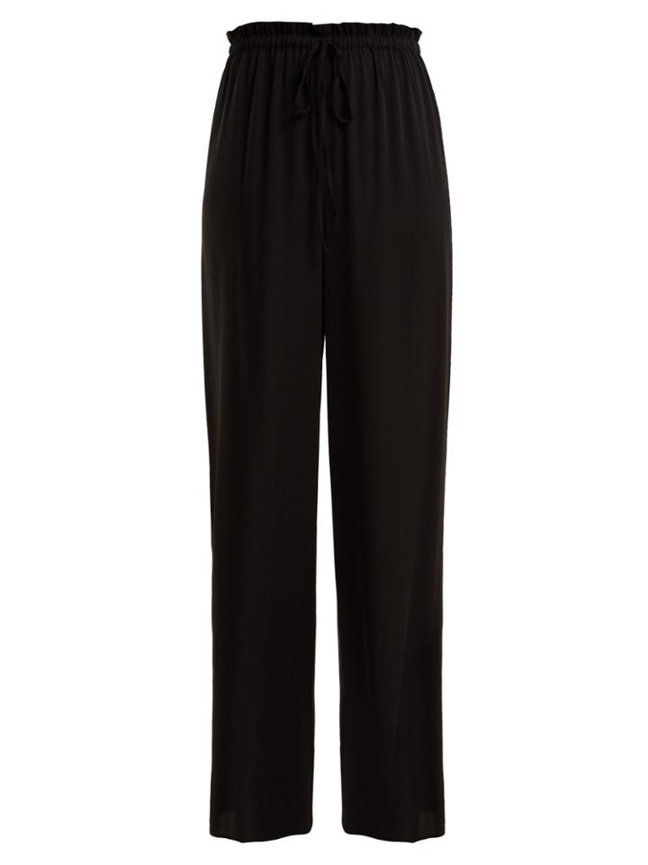 The Row Jr Stretch-silk Georgette Trousers