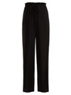 The Row Jr Stretch-silk Georgette Trousers