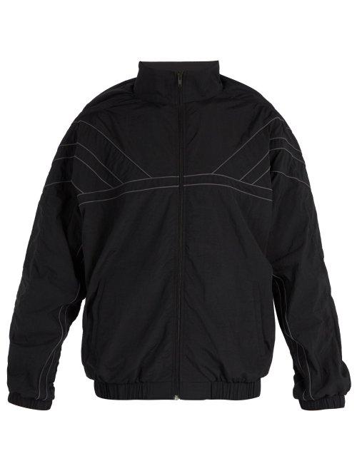 Matchesfashion.com Y/project - Oversized High Neck Shell Jacket - Mens - Black