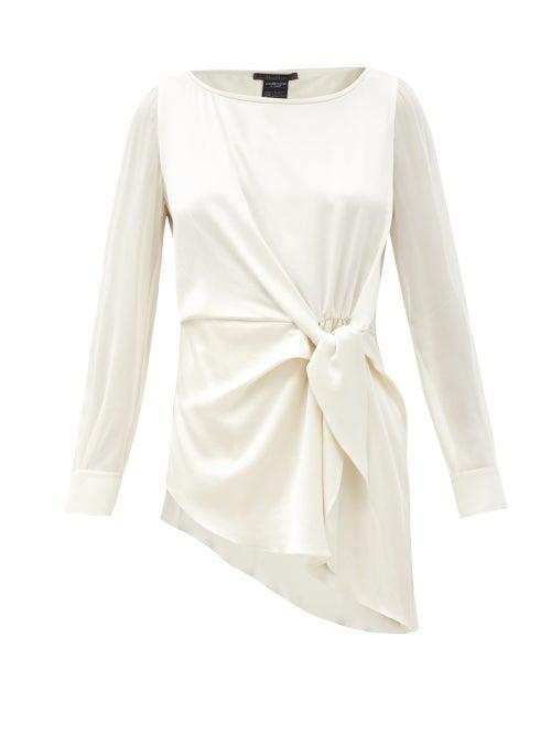 Matchesfashion.com Max Mara - Tenuta Blouse - Womens - Cream