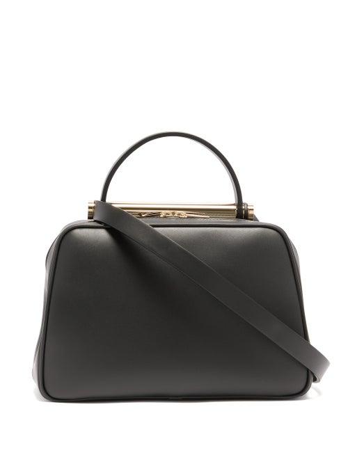 Matchesfashion.com Valextra - X Michael A Serie S Medium Smooth Leather Handbag - Womens - Black