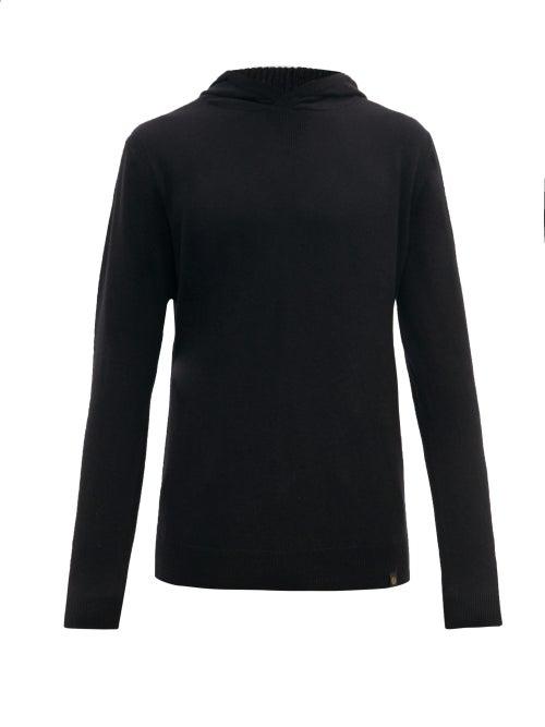 Matchesfashion.com Belstaff - Wool Blend Hooded Sweater - Mens - Black