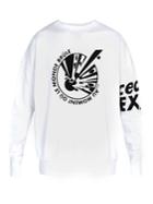 Faith Connexion Explosion Crew-neck Cotton Sweatshirt