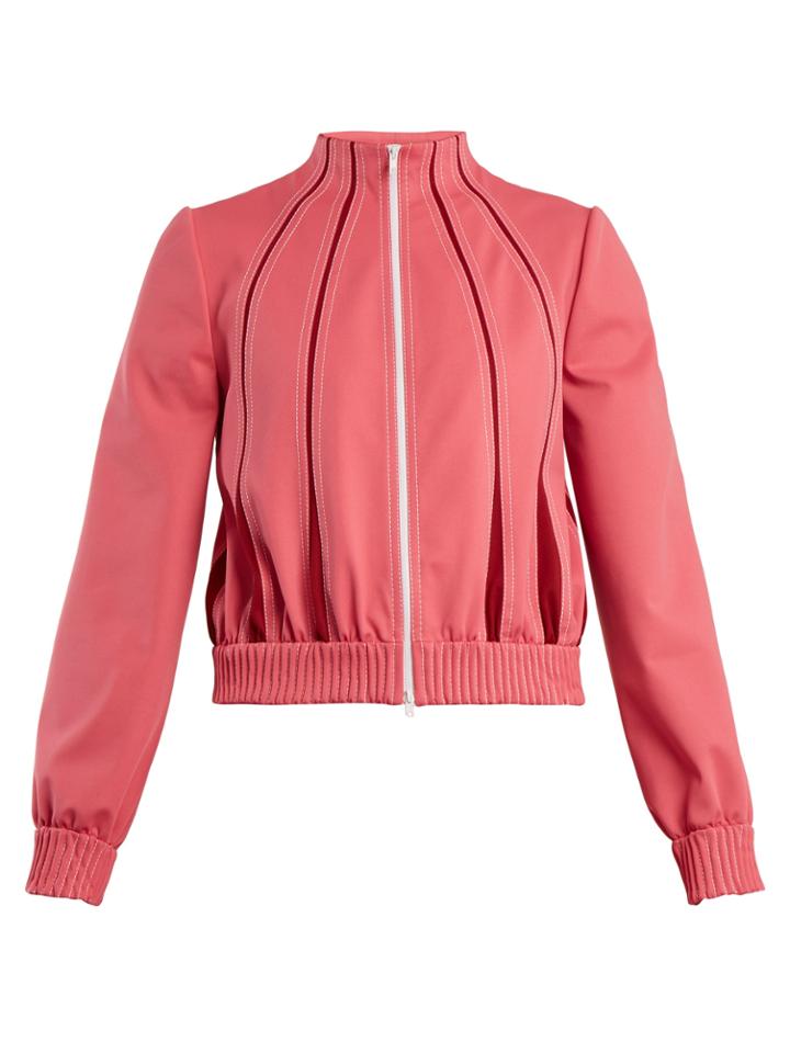 Valentino High-neck Zip-through Jersey Track Top