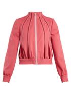 Valentino High-neck Zip-through Jersey Track Top