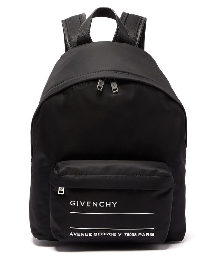Givenchy Urban Leather-trimmed Backpack