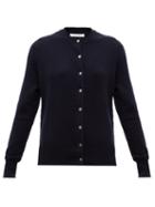 Matchesfashion.com Extreme Cashmere - No. 99 Little Cashmere Blend Cardigan - Womens - Navy