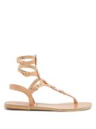 Matchesfashion.com Ancient Greek Sandals - X Fabrizio Viti Valentina Leather Sandals - Womens - Light Tan