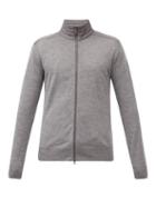 Matchesfashion.com Belstaff - Kelby Wool Zipped Cardigan - Mens - Grey