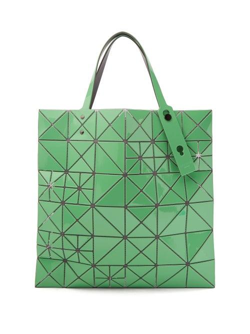 Ladies Bags Bao Bao Issey Miyake - Lucent Glossy Pvc Tote Bag - Womens - Green
