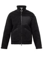 Ami - Ami De Caur Embroidered Zip-up Fleece Jacket - Mens - Black