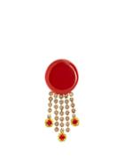 Matchesfashion.com Marni - Crystal Tassell Brooch - Womens - Red