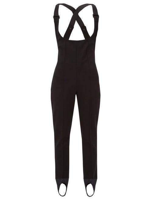 Matchesfashion.com Moncler Grenoble - Tute Stirrup Ankle Ski All In One - Womens - Black