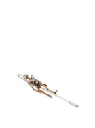Matchesfashion.com Alexander Mcqueen - Queen Skeleton Tie Pin - Mens - Silver