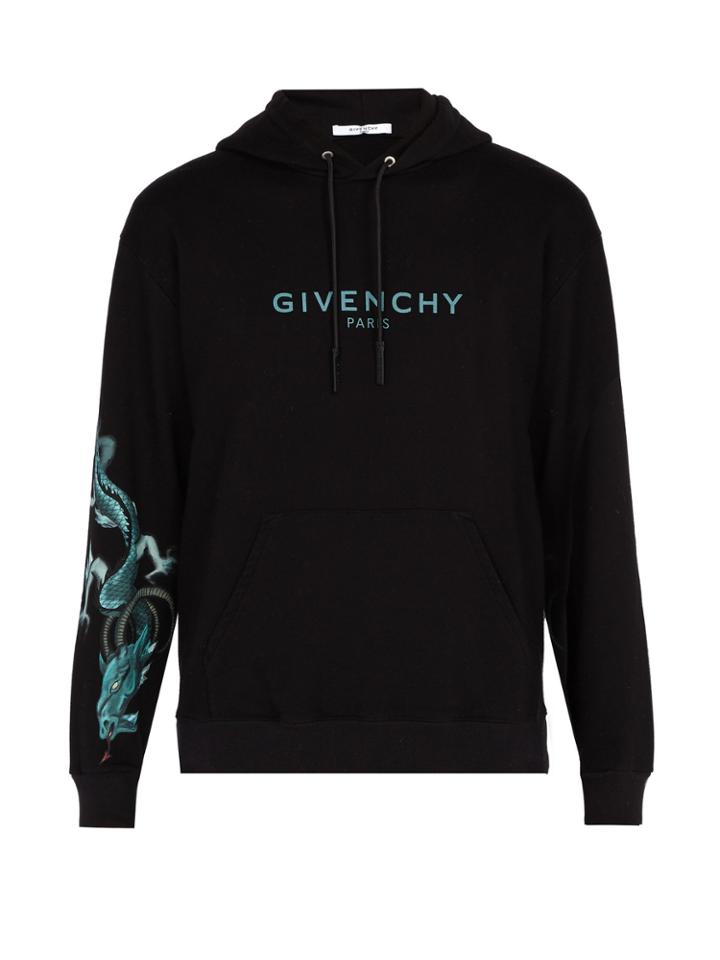 Givenchy Dragon And Logo-print Hooded Sweatshirt