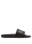 Matchesfashion.com Paul Smith - Ruben Logo Embossed Rubber Slides - Mens - Black