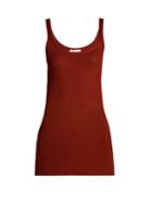 The Row Ribbed Silk Tank Top