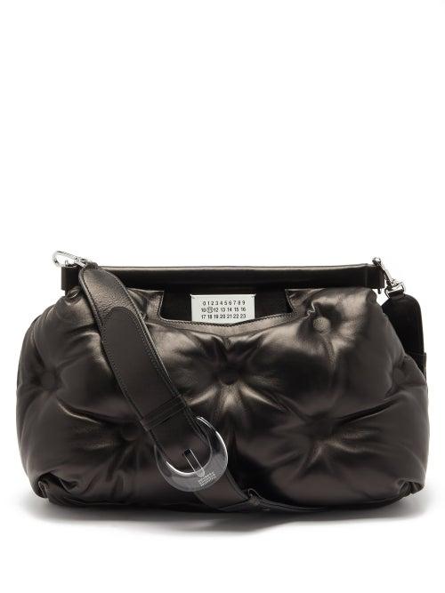 Maison Margiela - Glam Slam Medium Quilted Leather Shoulder Bag - Womens - Black