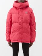 66 North - Dyngja Hooded Quilted Down Ski Jacket - Womens - Pink Red