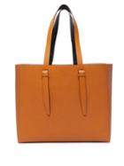 Matchesfashion.com Valextra - Large Grained Leather Tote - Mens - Brown