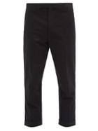 Matchesfashion.com Haider Ackermann - Tailored Cropped Wool Slim-leg Trousers - Mens - Black