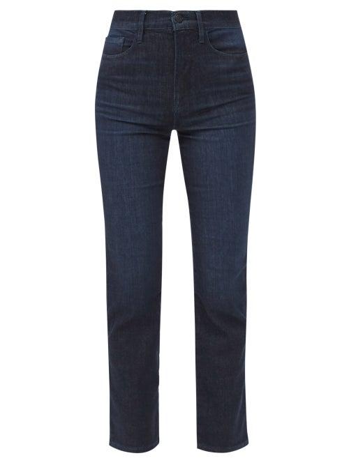 Frame - Le Sylvie Slim-leg Jeans - Womens - Dark Denim
