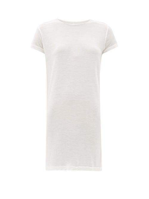 Matchesfashion.com Rick Owens Drkshdw - Level Longline Jersey T-shirt - Womens - White