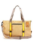 Matchesfashion.com Eye/loewe/nature - Leather-trimmed Canvas Holdall - Mens - Beige