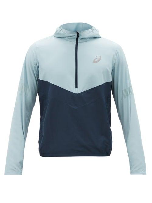Matchesfashion.com Asics - Visibility Reflective-logo Hooded Running Jacket - Mens - Blue