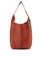 Matchesfashion.com Acne Studios - Topstitched-suede Shoulder Bag And Pouch - Womens - Tan